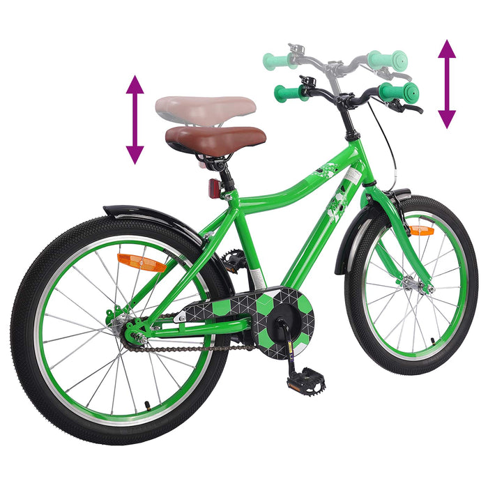 Bicicletă pentru Copii 20 Inci pentru 6-11 ani Verde - WALTI WALTI