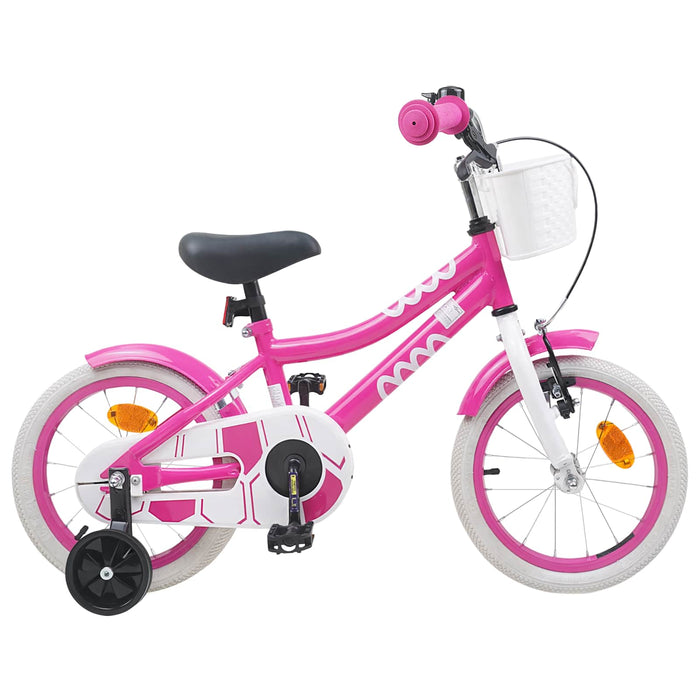 Bicicletă pentru Copii 12 Inci pentru 2-4 ani Roz WALTI