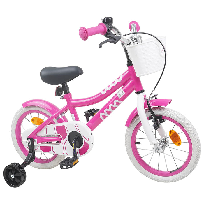 Bicicletă pentru Copii 14 Inci pentru 3-5 ani Roz WALTI