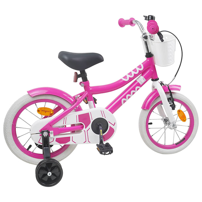 Bicicletă pentru Copii 16 Inci pentru 4-6 ani Roz WALTI