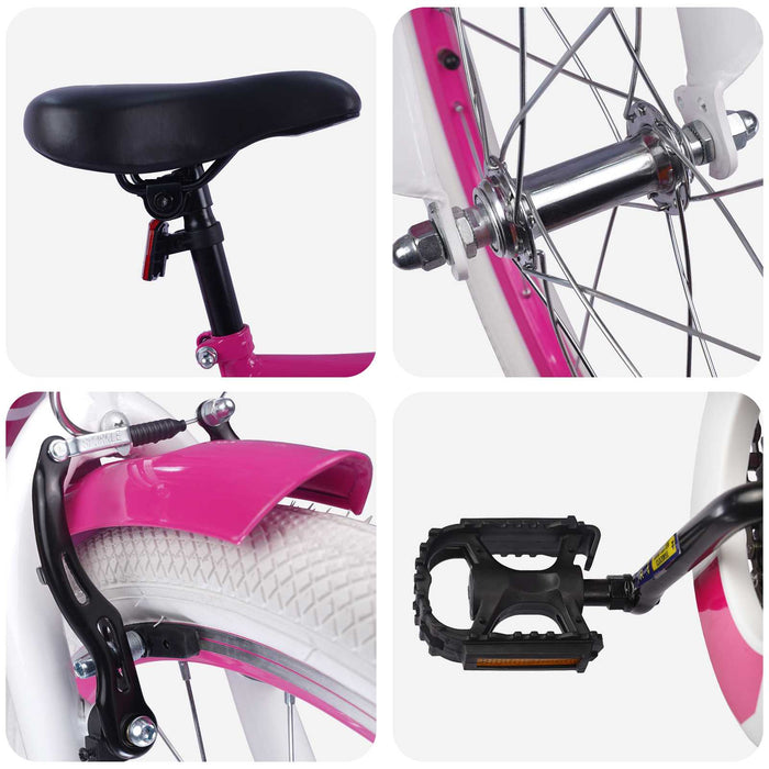 Bicicletă pentru Copii 20 Inci pentru 6-11 ani Roz - WALTI WALTI