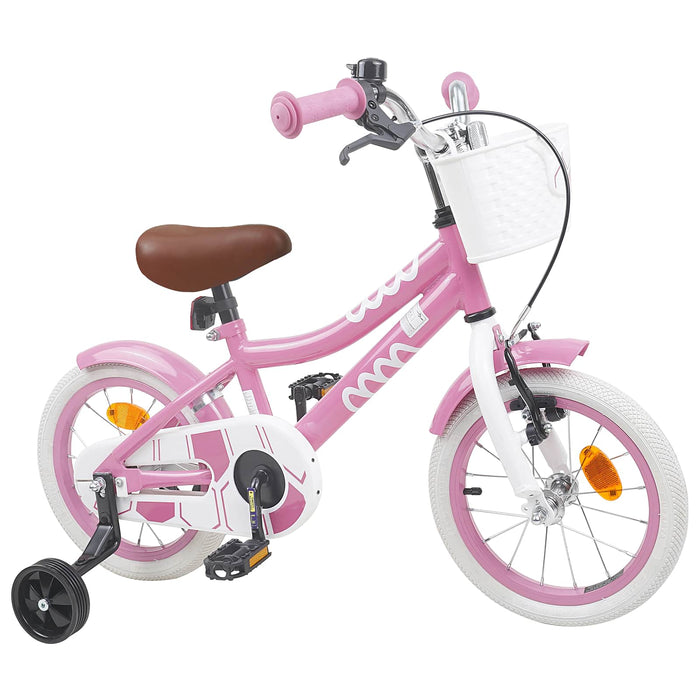 Bicicletă pentru Copii 12 Inci pentru 2-4 ani Roz deschis WALTI