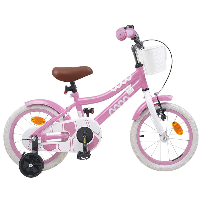 Bicicletă pentru Copii 16 Inci pentru 4-6 ani Roz deschis WALTI