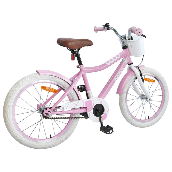 Bicicletă pentru Copii 18 Inci pentru 5-7 ani Roz deschis - WALTI WALTI