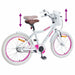 Bicicletă pentru Copii 18 Inci pentru 5-7 ani Alb - WALTI WALTI