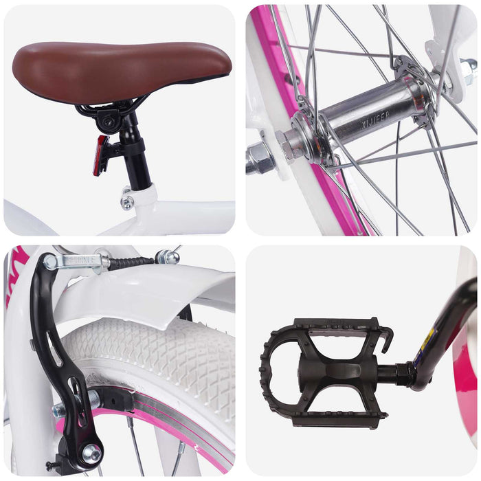 Bicicletă pentru Copii 20 Inci pentru 6-11 ani Alb - WALTI WALTI