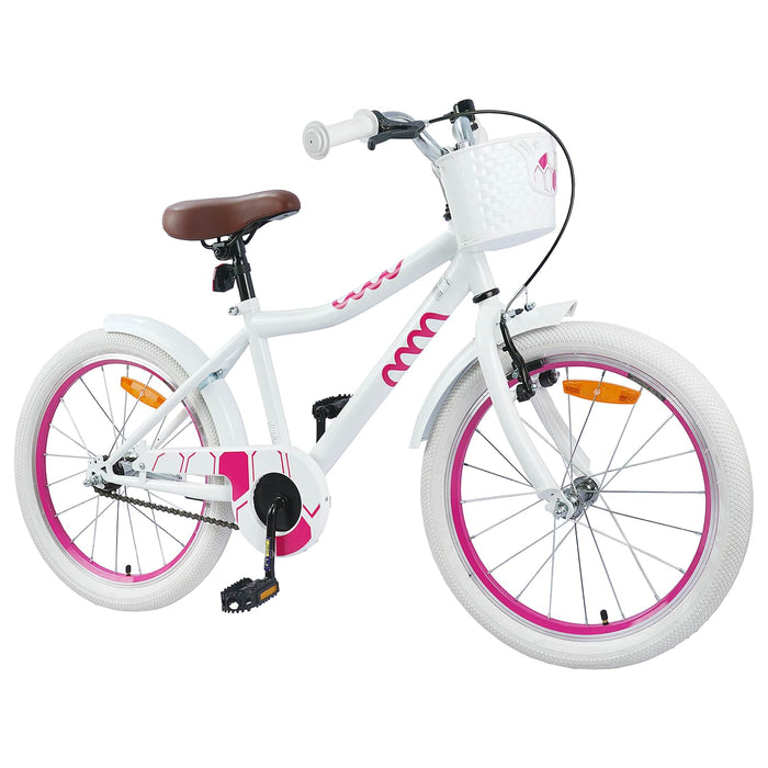 Bicicletă pentru Copii 20 Inci pentru 6-11 ani Alb - WALTI WALTI