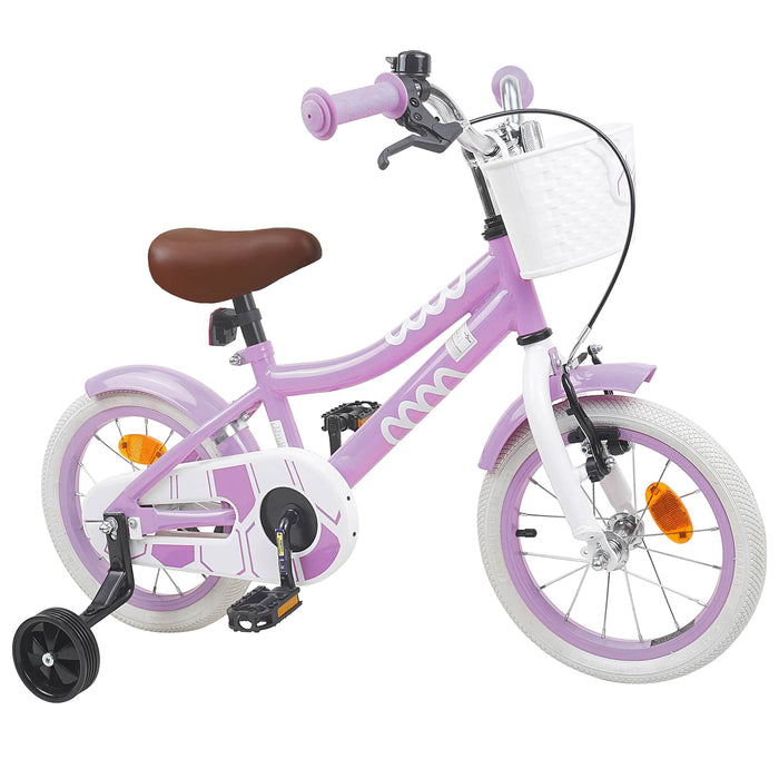 Bicicletă pentru Copii 12 Inci pentru 2-4 ani Violet WALTI