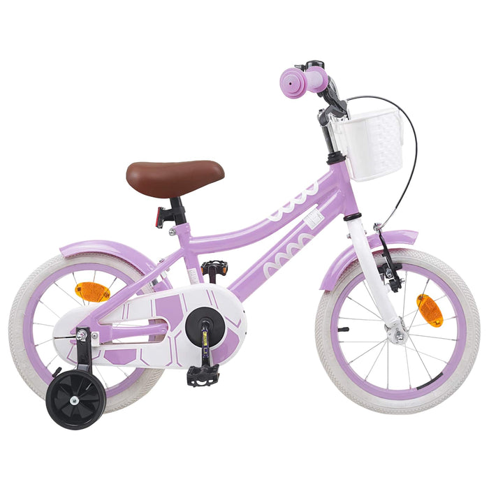 Bicicletă pentru Copii 14 Inci pentru 3-5 ani Violet WALTI