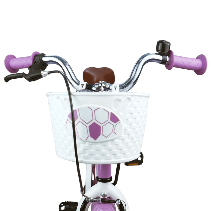 Bicicletă pentru Copii 18 Inci pentru 5-7 ani Violet - WALTI WALTI