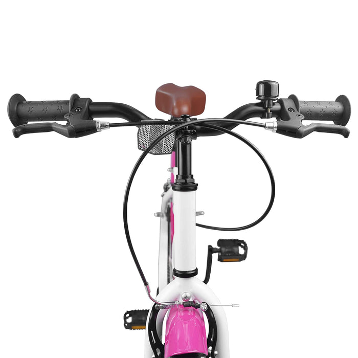 Bicicletă pentru Copii 18 Inci pentru 5-7 ani Roz - WALTI WALTI