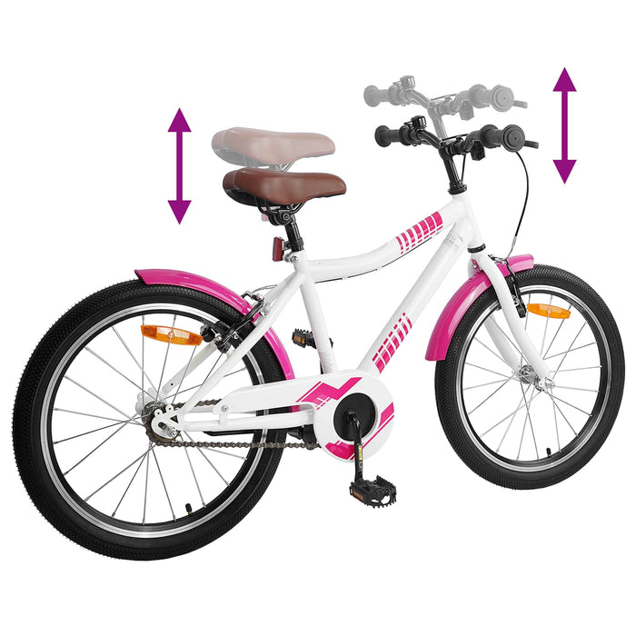 Bicicletă pentru Copii 20 Inci pentru 6-11 ani Roz - WALTI WALTI