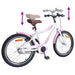 Bicicletă pentru Copii 18 Inci pentru 5-7 ani Roz deschis - WALTI WALTI