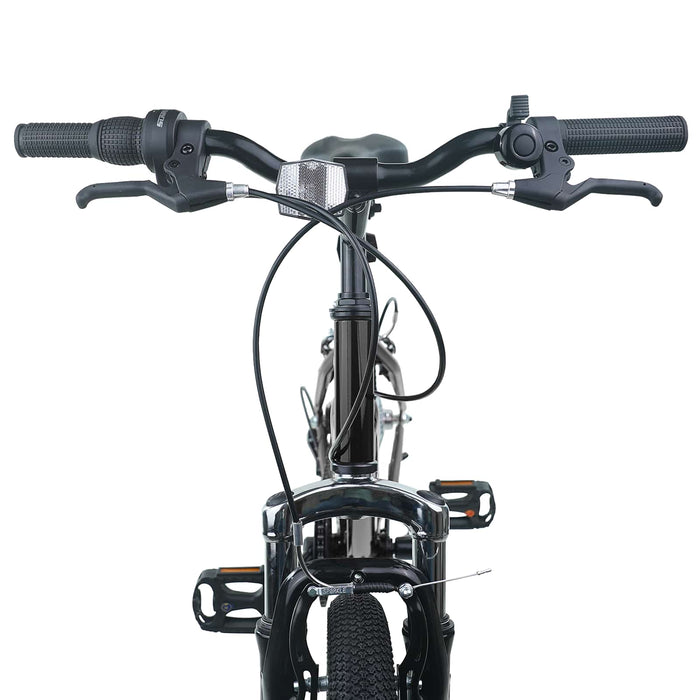 Bicicletă pentru Copii 20 Inci 6-Speed pentru 6-11 ani Negru - WALTI WALTI
