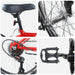 Bicicletă pentru Copii 20 Inci 6-Speed pentru 6-11 ani Roșu - WALTI WALTI