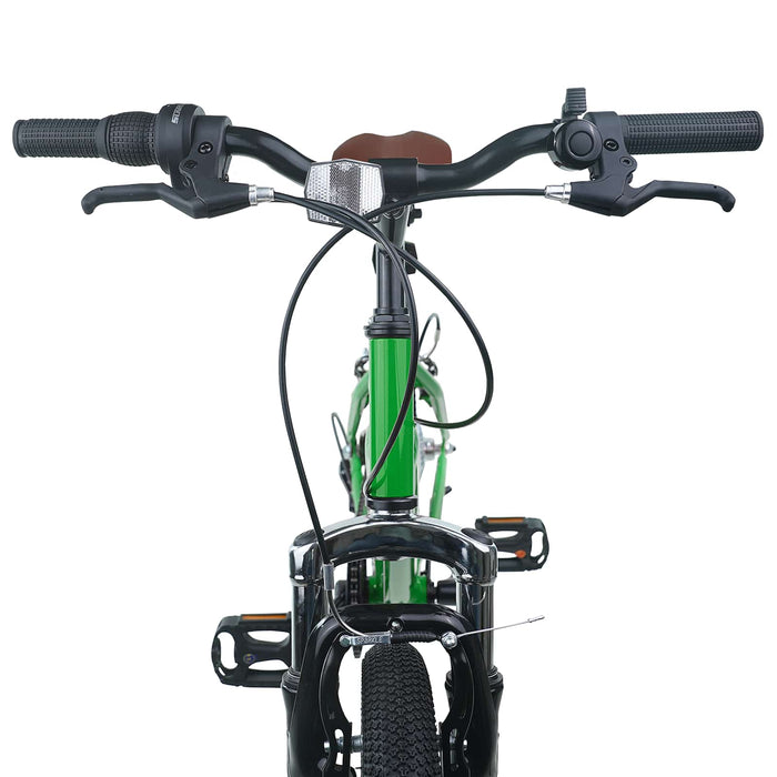 Bicicletă pentru Copii 20 Inci 6-Speed pentru 6-11 ani Verde - WALTI WALTI