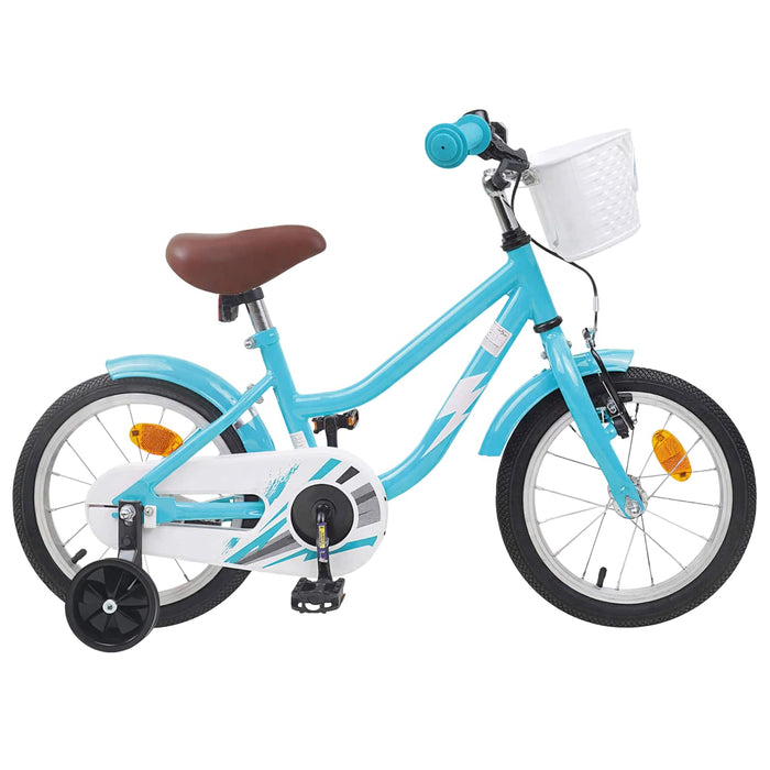 Bicicletă pentru Copii 14 Inci pentru 3-5 ani Albastru deschis WALTI
