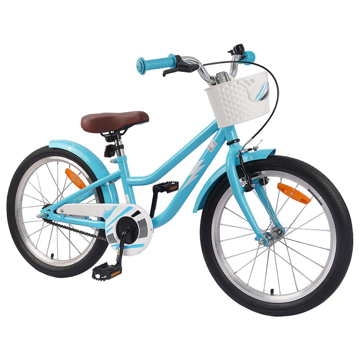 Bicicletă pentru Copii 18 Inci pentru 5-7 ani Albastru deschis - WALTI WALTI