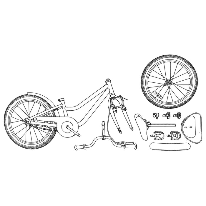 Bicicletă pentru Copii 20 Inci pentru 6-11 ani Albastru deschis - WALTI WALTI