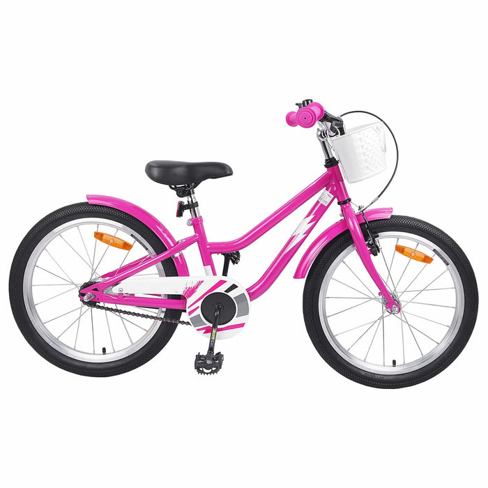 Bicicletă pentru Copii 18 Inci pentru 5-7 ani Roz închis - WALTI WALTI