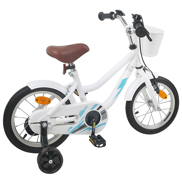 Bicicletă pentru Copii 12 Inci pentru 2-4 ani Alb WALTI