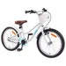 Bicicletă pentru Copii 18 Inci pentru 5-7 ani Alb - WALTI WALTI