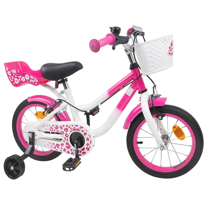 Bicicletă pentru Copii 16 Inci pentru 4-6 ani Roz WALTI
