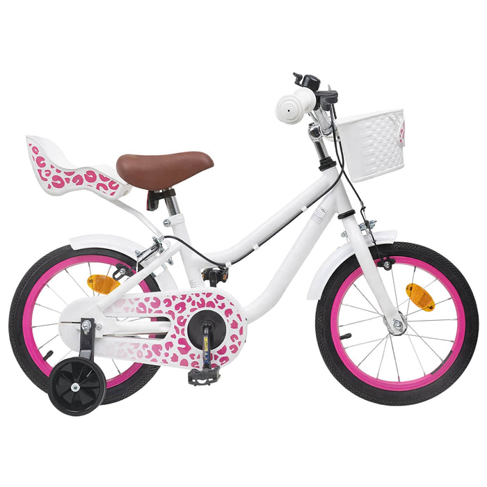 Bicicletă pentru Copii 12 Inci pentru 2-4 ani Alb WALTI