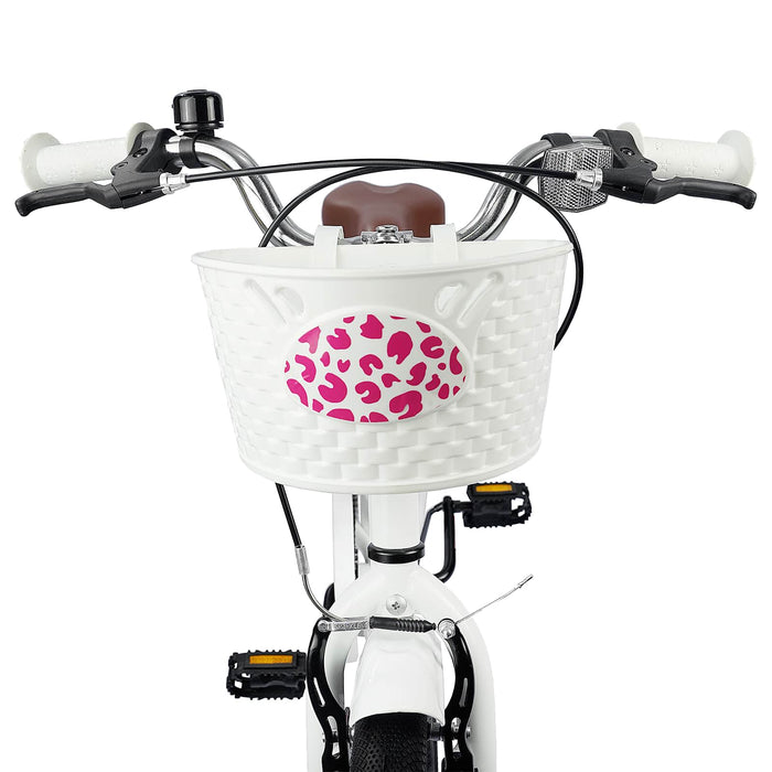 Bicicletă pentru Copii 18 Inci pentru 5-7 ani Alb - WALTI WALTI
