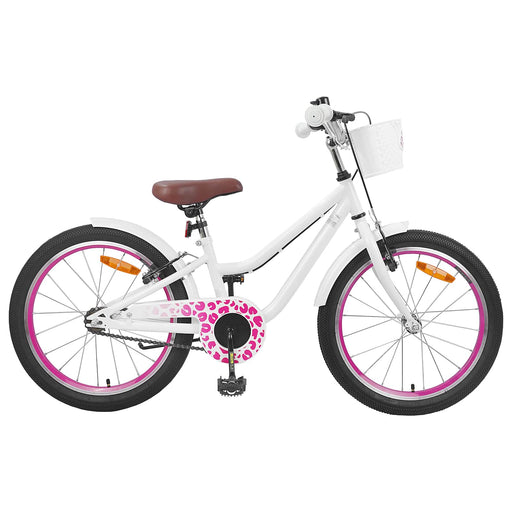 Bicicletă pentru Copii 18 Inci pentru 5-7 ani Alb - WALTI WALTI