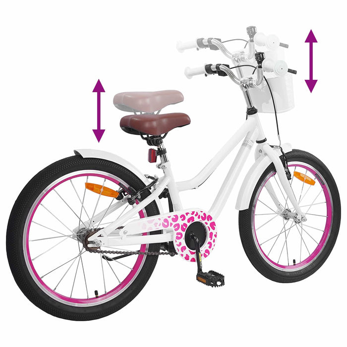 Bicicletă pentru Copii 20 Inci pentru 6-11 ani Alb - WALTI WALTI