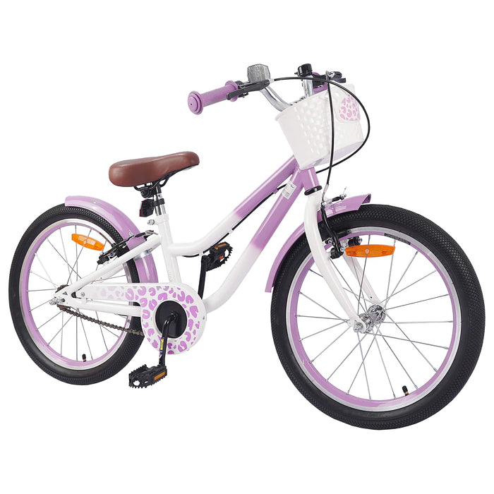 Bicicletă pentru Copii 18 Inci pentru 5-7 ani Violet - WALTI WALTI