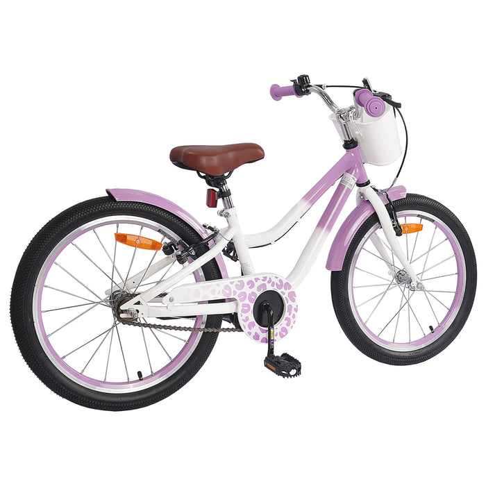 Bicicletă pentru Copii 18 Inci pentru 5-7 ani Violet - WALTI WALTI