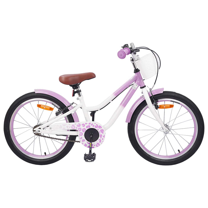 Bicicletă pentru Copii 18 Inci pentru 5-7 ani Violet - WALTI WALTI