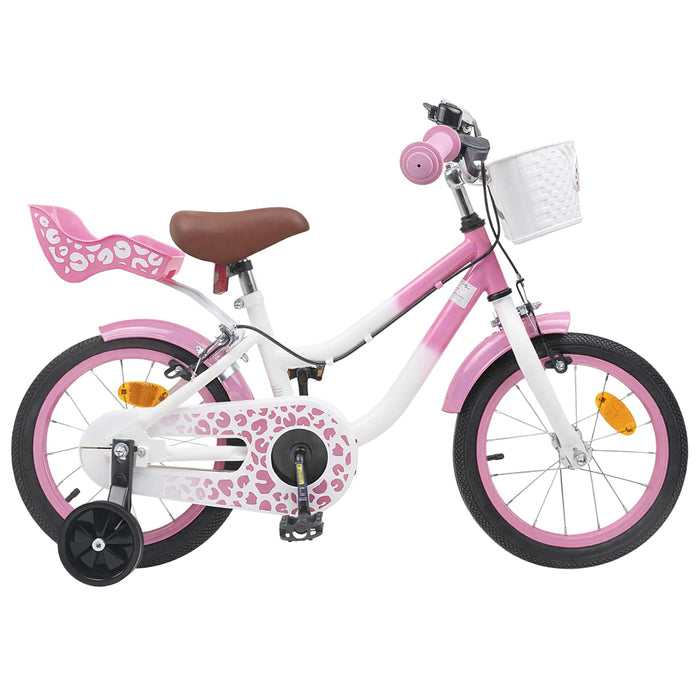 Bicicletă pentru Copii 16 Inci pentru 4-6 ani Roz deschis WALTI