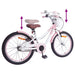 Bicicletă pentru Copii 18 Inci pentru 5-7 ani Roz deschis - WALTI WALTI
