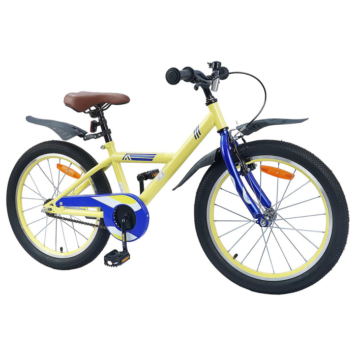 Bicicletă pentru Copii 18 Inci pentru 5-7 ani Galben - WALTI WALTI