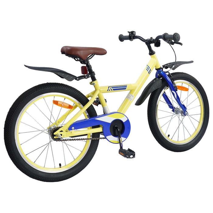 Bicicletă pentru Copii 18 Inci pentru 5-7 ani Galben - WALTI WALTI