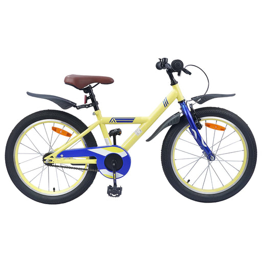 Bicicletă pentru Copii 18 Inci pentru 5-7 ani Galben - WALTI WALTI