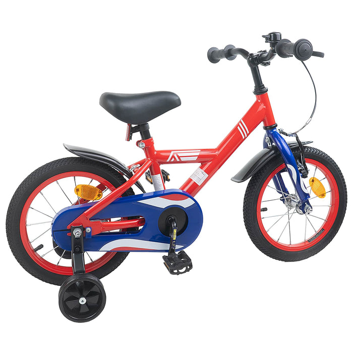 Bicicletă pentru Copii 14 Inci pentru 3-5 ani Roșu WALTI