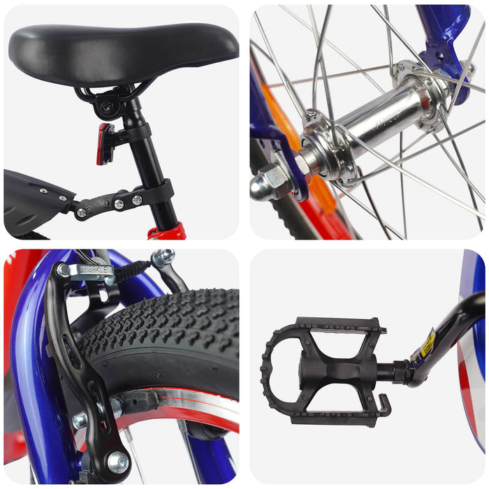 Bicicletă pentru Copii 20 Inci pentru 6-11 ani Roșu - WALTI WALTI