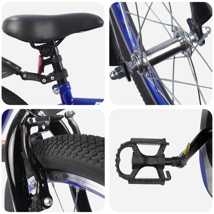 Bicicletă pentru Copii 20 Inci pentru 6-11 ani Albastru închis - WALTI WALTI