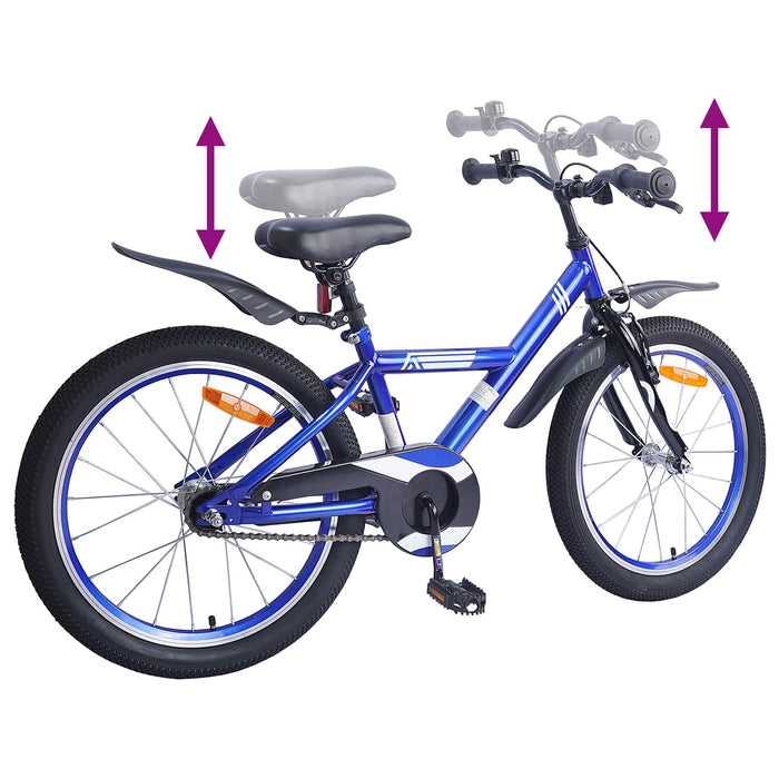 Bicicletă pentru Copii 20 Inci pentru 6-11 ani Albastru închis - WALTI WALTI