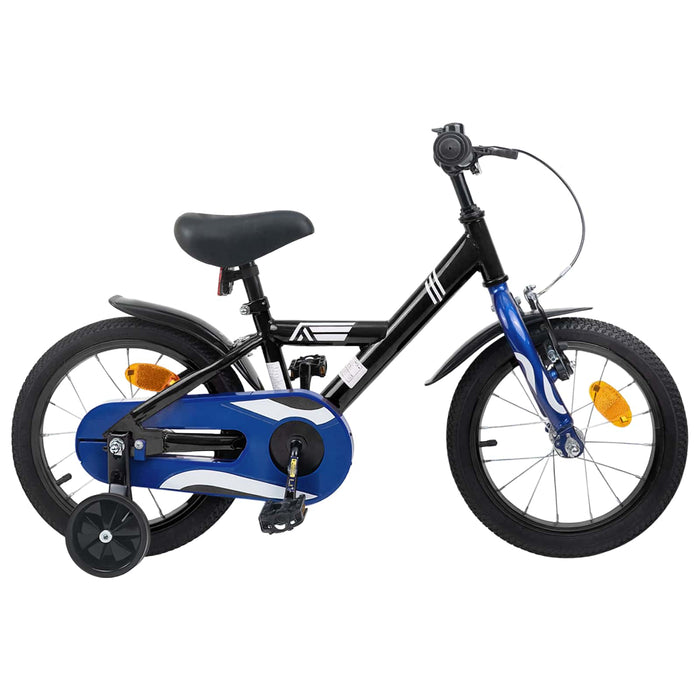 Bicicletă pentru Copii 12 Inci pentru 2-4 ani Negru WALTI