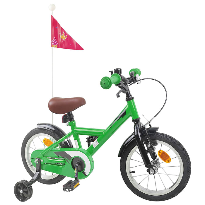 Bicicletă pentru Copii 12 Inci pentru 2-4 ani Verde WALTI