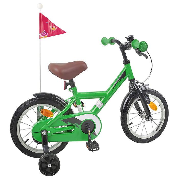 Bicicletă pentru Copii 14 Inci pentru 3-5 ani Verde WALTI