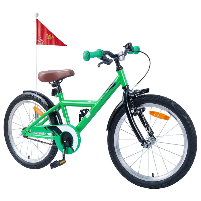 Bicicletă pentru Copii 18 Inci pentru 5-7 ani Verde - WALTI WALTI