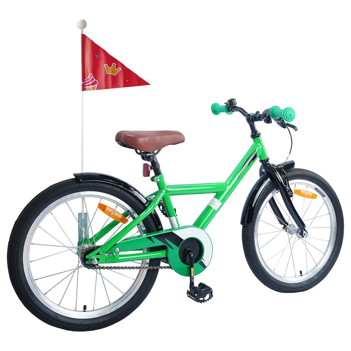 Bicicletă pentru Copii 18 Inci pentru 5-7 ani Verde - WALTI WALTI