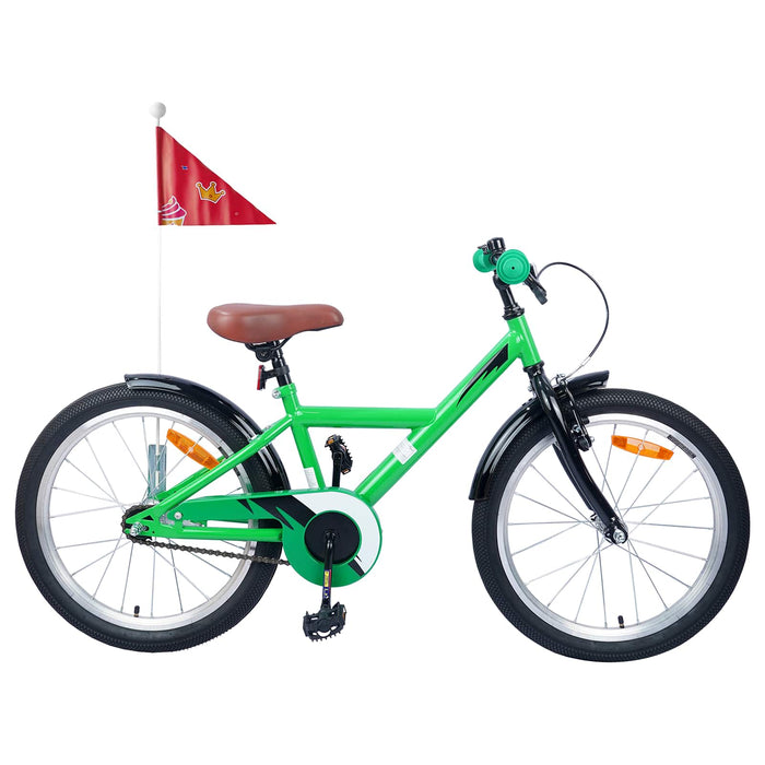 Bicicletă pentru Copii 18 Inci pentru 5-7 ani Verde - WALTI WALTI
