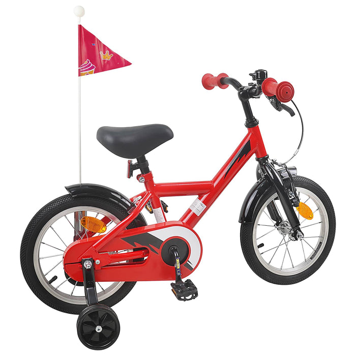 Bicicletă pentru Copii 16 Inci pentru 4-6 ani Roșu WALTI